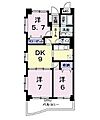 グランコート富水3階6.9万円