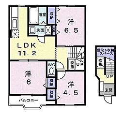 ミレニアム・T 3LDKの間取図画像