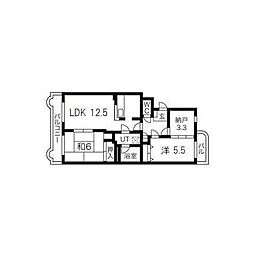 ベルヴェデーレ2 2SLDKの間取図画像