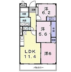 ヴィラ・グランデ 3LDKの間取図画像