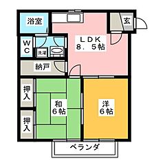 物件の間取り