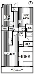 ロベリアヒルズ 3LDKの間取図画像