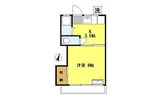 廣瀬ハイツ 202 ｜ 東京都世田谷区奥沢７丁目24-20（賃貸アパート1K・2階・22.31㎡） その2