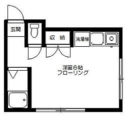 プチハウス ワンルームの間取図画像