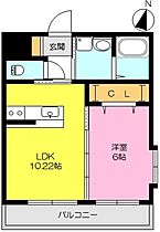 グロテック巨勢 403 ｜ 佐賀県佐賀市巨勢町大字牛島（賃貸マンション1LDK・4階・39.57㎡） その2