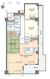 間取図画像 3LDK