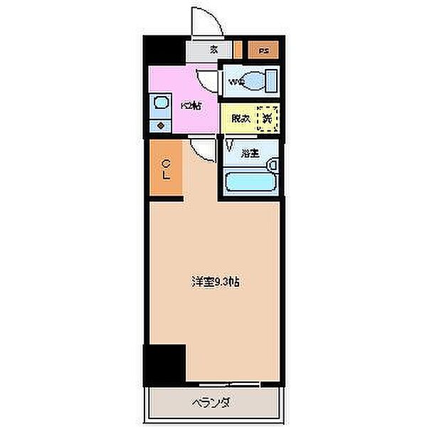 will Do 四日市白須賀 802｜三重県四日市市白須賀1丁目(賃貸マンション1K・8階・27.09㎡)の写真 その2