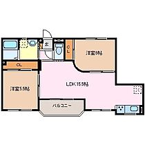 ハイツ・グラナート 302 ｜ 三重県四日市市蒔田3丁目（賃貸マンション2LDK・3階・57.52㎡） その2