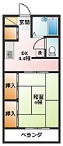 コーポ阪本 303 ｜ 三重県四日市市鵜の森1丁目（賃貸マンション1DK・3階・31.00㎡） その2