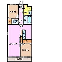 T・フェアリートキワ 302 ｜ 三重県四日市市ときわ5丁目（賃貸マンション2LDK・3階・55.00㎡） その2