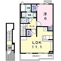 ワイズ　フォレストI 202 ｜ 三重県四日市市富士町9番2号（賃貸アパート1LDK・2階・46.09㎡） その2