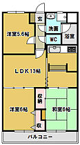 コンフォトゥールII 102 ｜ 三重県四日市市久保田2丁目3-14（賃貸マンション3LDK・1階・65.92㎡） その2