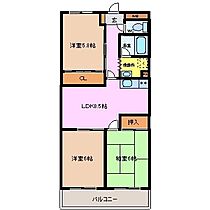 レジデンス富洲原 301 ｜ 三重県四日市市平町4-10（賃貸マンション3LDK・3階・59.62㎡） その2