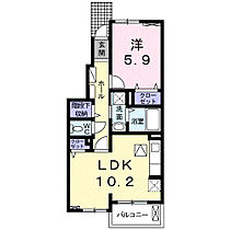 インサイドビレッジII 102 ｜ 三重県四日市市川尻町字新屋敷2353番地3（賃貸アパート1LDK・1階・43.10㎡） その2