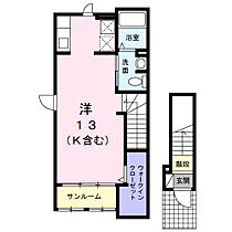 Ｓｕｎ　Ｍｏｄｅ 201 ｜ 三重県四日市市日永東3丁目1番18号（賃貸アパート1R・2階・37.62㎡） その2