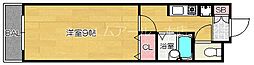 ディ・クウェル6 1Kの間取図画像