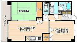 マクシーズ空港南 2LDKの間取図画像