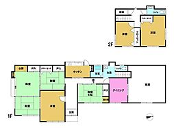 つくば市館野　中古戸建 7DKの間取り