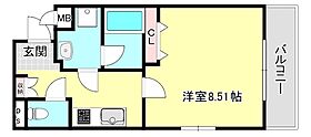 コテージ下之郷  ｜ 滋賀県守山市下之郷２丁目（賃貸マンション1K・2階・28.22㎡） その2