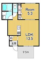 滋賀県守山市吉身７丁目（賃貸アパート1LDK・1階・42.32㎡） その2