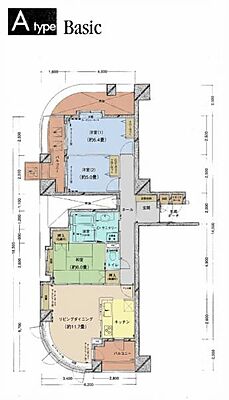 間取り -Dクラディア福島-中古マンション 14階/-