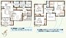 間取り：＜間取図＞1号棟：4LDK＋ランドリールーム＋WIC