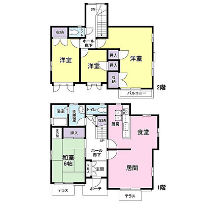 間取り -須賀川市向陽町-中古戸建