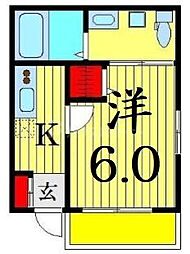 間取図画像 1K