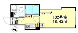 間取図画像 1K