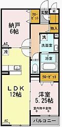 リヴィエール 1SLDKの間取図画像