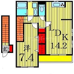 セレーナ・メゾン 1LDKの間取図画像