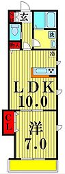 ETERNA 1LDKの間取図画像