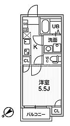 T's Cuoreお花茶屋 1Kの間取図画像