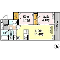 物件の間取り