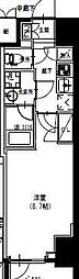 S-RESIDENCEHIKIFUNE 1Kの間取図画像