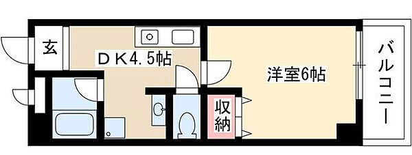 フラット本郷 303｜愛知県名古屋市名東区本郷２丁目(賃貸マンション1DK・3階・25.52㎡)の写真 その2