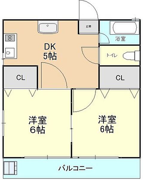 榊原ビル 403｜愛知県名古屋市守山区小幡南２丁目(賃貸マンション2DK・4階・38.80㎡)の写真 その2