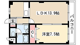 ＢＥＬＬ ＲＩＳＩＮＧ 102 ｜ 愛知県名古屋市千種区鹿子町４丁目（賃貸アパート1LDK・1階・44.80㎡） その2