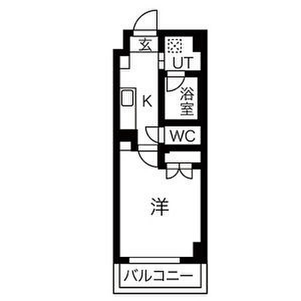 アールズコート富が丘 408｜愛知県名古屋市名東区富が丘(賃貸マンション1K・4階・24.80㎡)の写真 その2