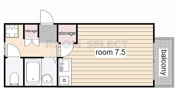 第2ホーメスト一社 4A｜愛知県名古屋市名東区社台３丁目(賃貸マンション1K・1階・21.73㎡)の写真 その2