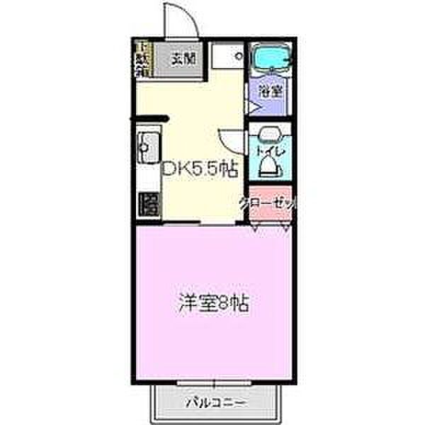 ハウスナカザワF棟 F103｜愛知県名古屋市名東区社口１丁目(賃貸アパート1DK・1階・27.47㎡)の写真 その2