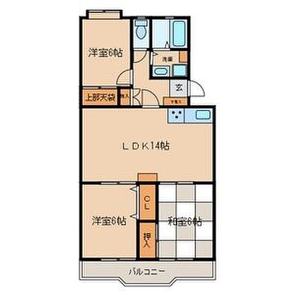 一社デューゼ 201｜愛知県名古屋市名東区亀の井２丁目(賃貸マンション3LDK・2階・66.78㎡)の写真 その2