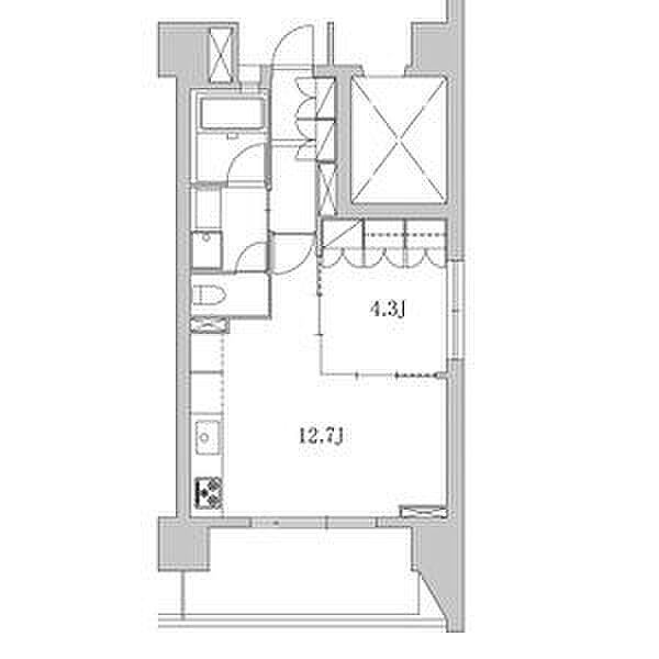 センチュリースクエア千種 801｜愛知県名古屋市千種区千種通６丁目(賃貸マンション1LDK・8階・43.80㎡)の写真 その2