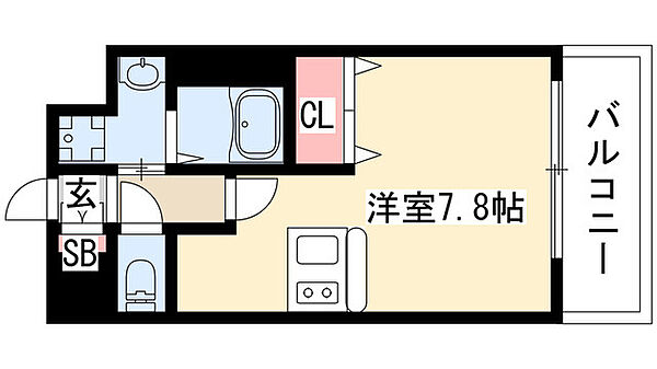 プレサンス千種駅前ネオステージ 301｜愛知県名古屋市千種区内山３丁目(賃貸マンション1K・3階・24.89㎡)の写真 その2