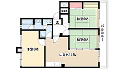 マイシャトー一社 3LDKの間取図画像
