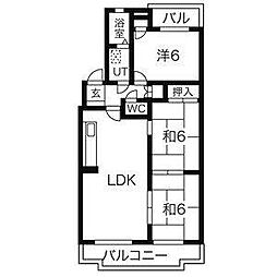 グランドメゾン菊坂 3LDKの間取図画像