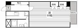 サン・プラザ ワンルームの間取図画像