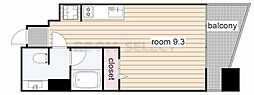 シャトー&ホテル名駅南2nd ワンルームの間取図画像