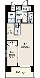 Primal千種luno 1LDKの間取図画像