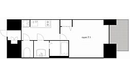 プレサンスTHE久屋大通レジェンド 1Kの間取図画像